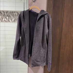 Women's Gray Hooded Sweater